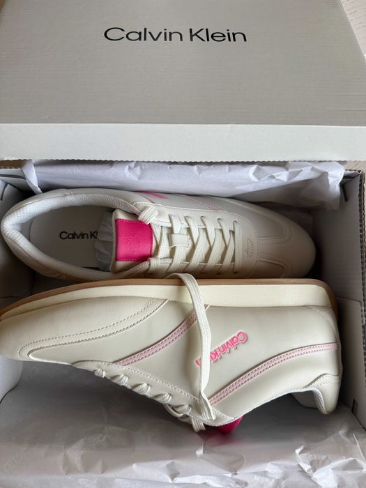 Снікерси кеди кросівки Calvin Klein Avyenna Ivory 11 M, 27,5 см устілка 42 розмір