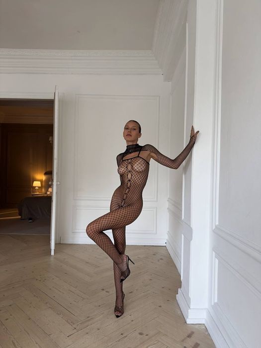 Эротическое белье бодистокинг боди сетка комбинезон колготы білизна