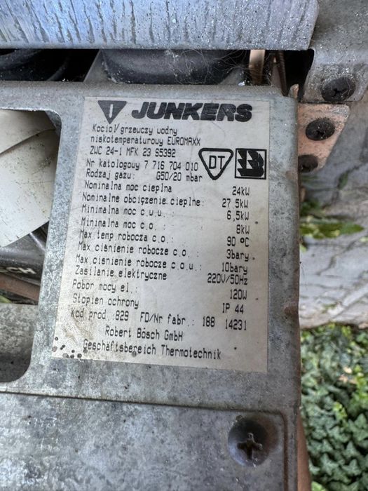 Piec gazowy Junkers