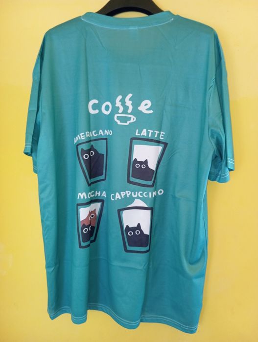 T-shirt dla miłośników  kawy unisex