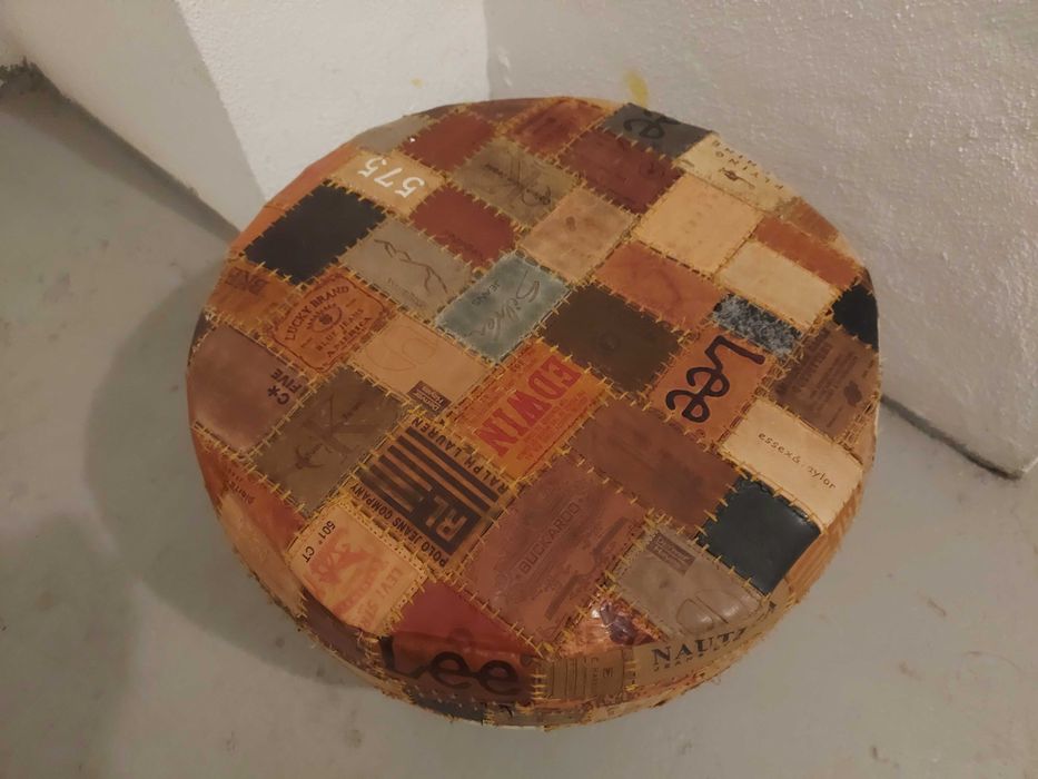 Banco redondo vintage