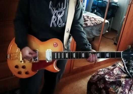 Guitarra Harley Benton SC-450Plus LD Vintage Series Personalizada