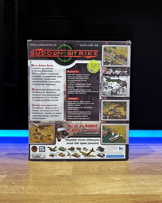 Sudden Strike (PC PL 2000) BIG BOX polskie premierowe wydanie IM Group