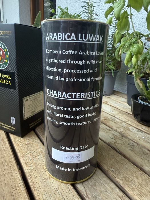Kopi Luwak Arabica 250g - Premium Kawa z Indonezji - Prezent
