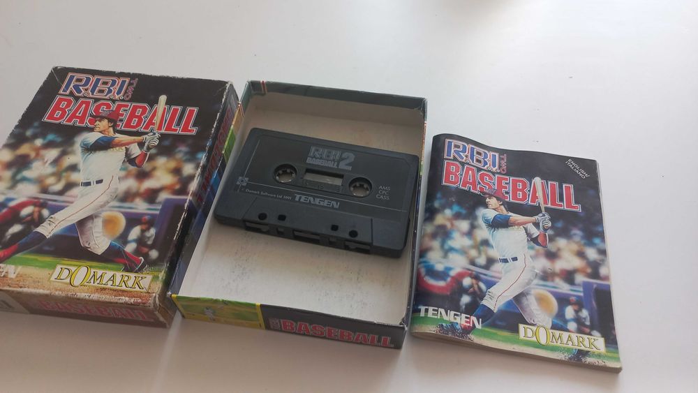 gra na Amstrada cpc 464 "RBI Baseball"