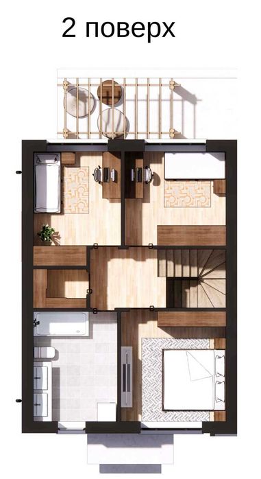 Дуплекс в котеджному містечку