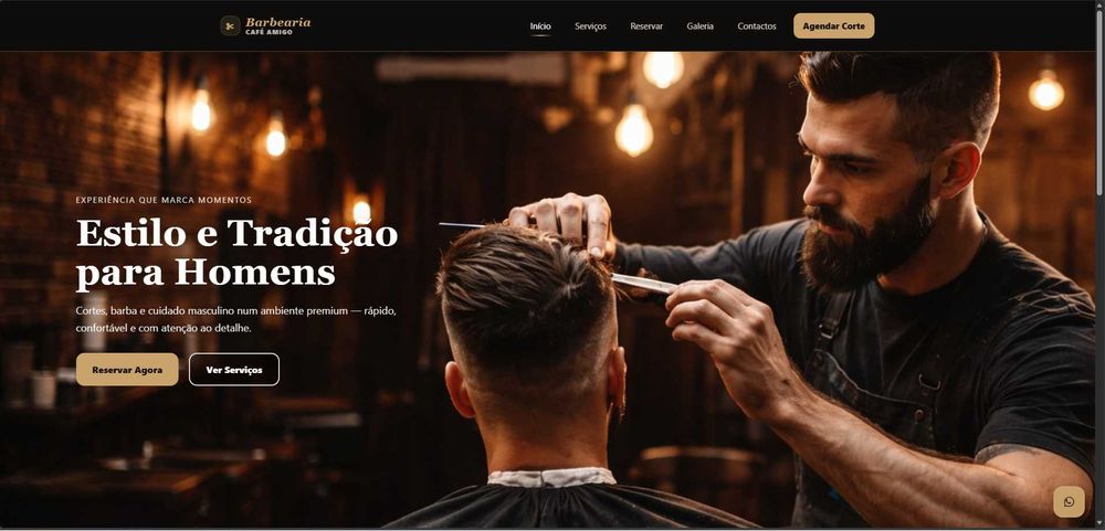Criação de Sites Profissionais (WhatsApp + Mobile) — desde 49€