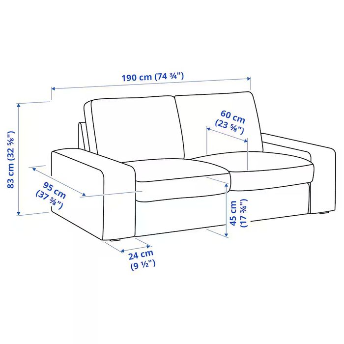 Sofá KIVIK (ikea)