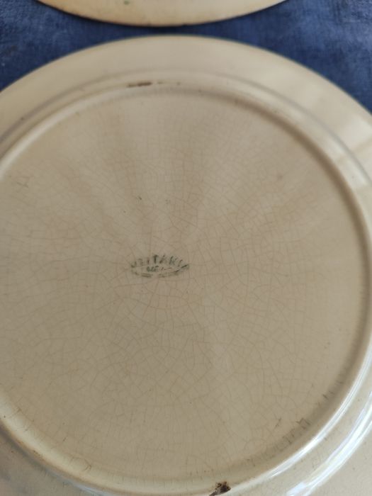 Lote 4 Pratos Antigos – Fábrica Cerâmica Lusitânia (Coimbra, Anos 30)