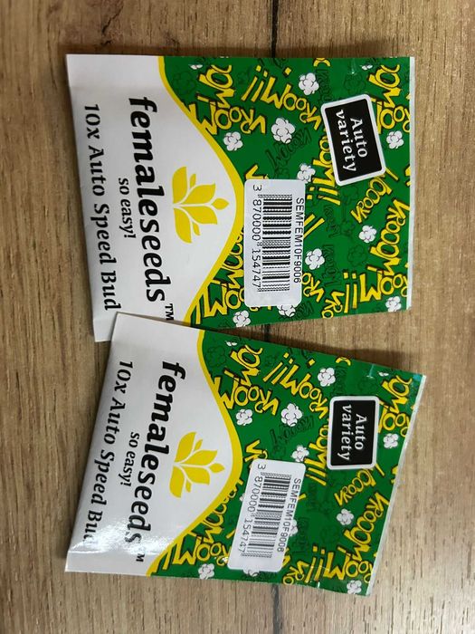 Nasiona Promocja Auto Speed Bud / Female Seeds 2 x 10 sztuk +gratisy