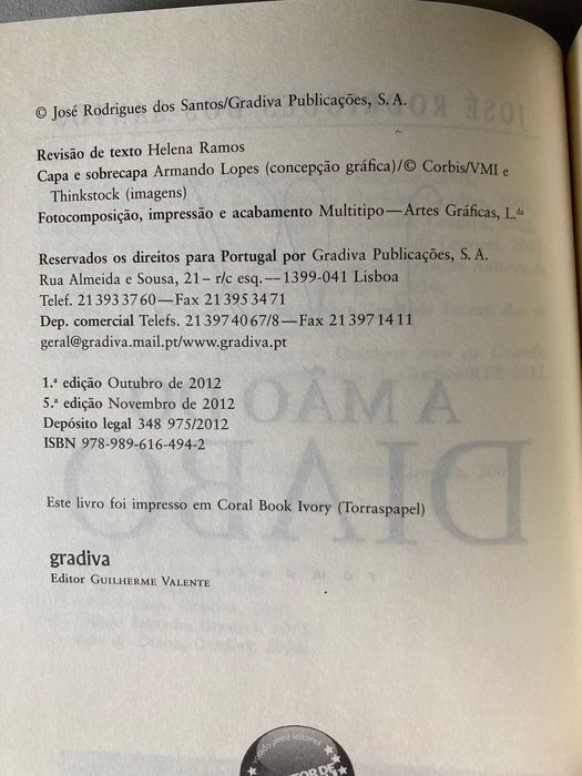 A Mão do Diabo, de José Rodrigues dos Santos