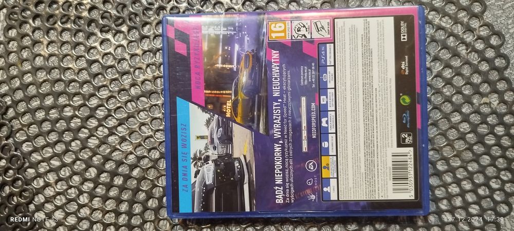 Gra NFS jest ps 4