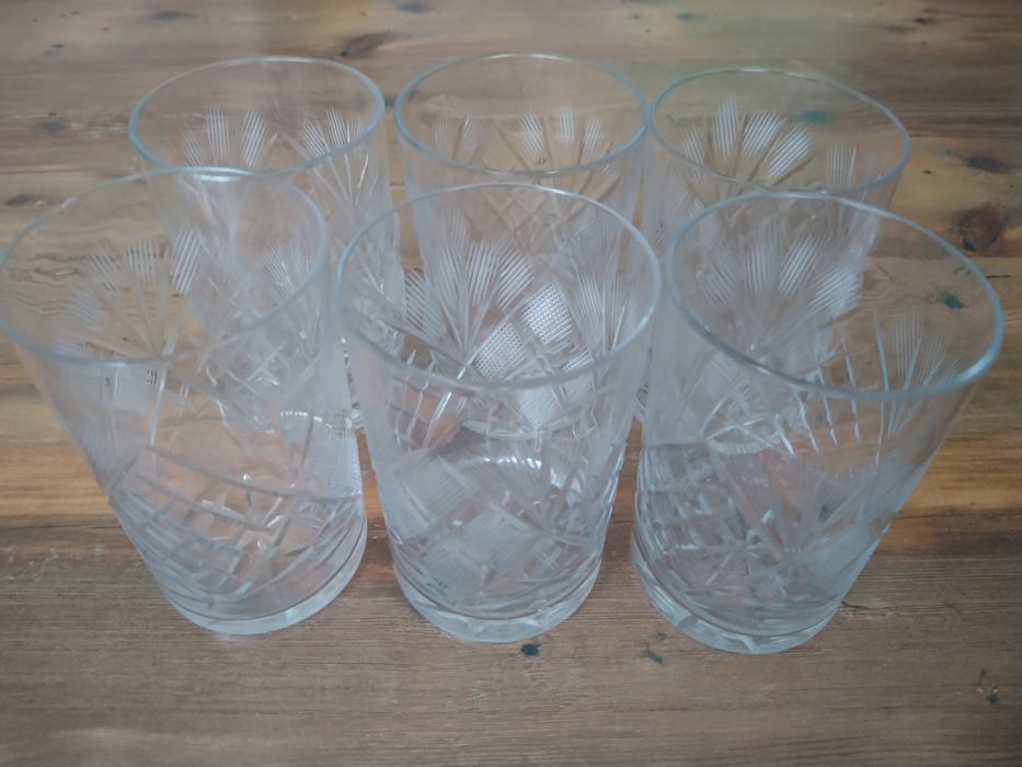 Szklanki kryształowe 6 sztuk