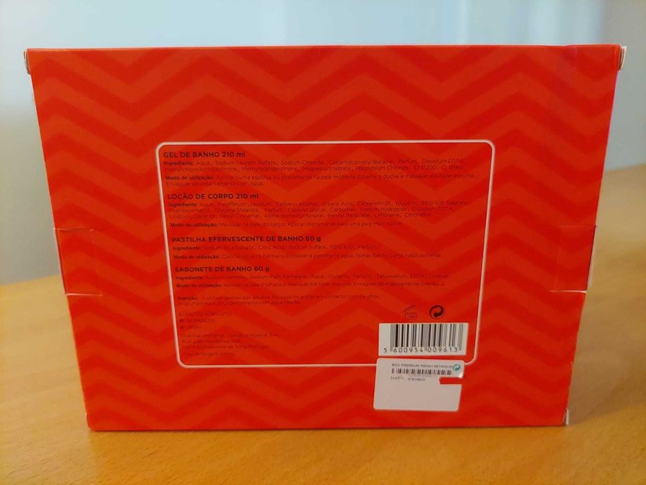 Coffret- Gel Banho, Loção Corporal, etc - NOVO