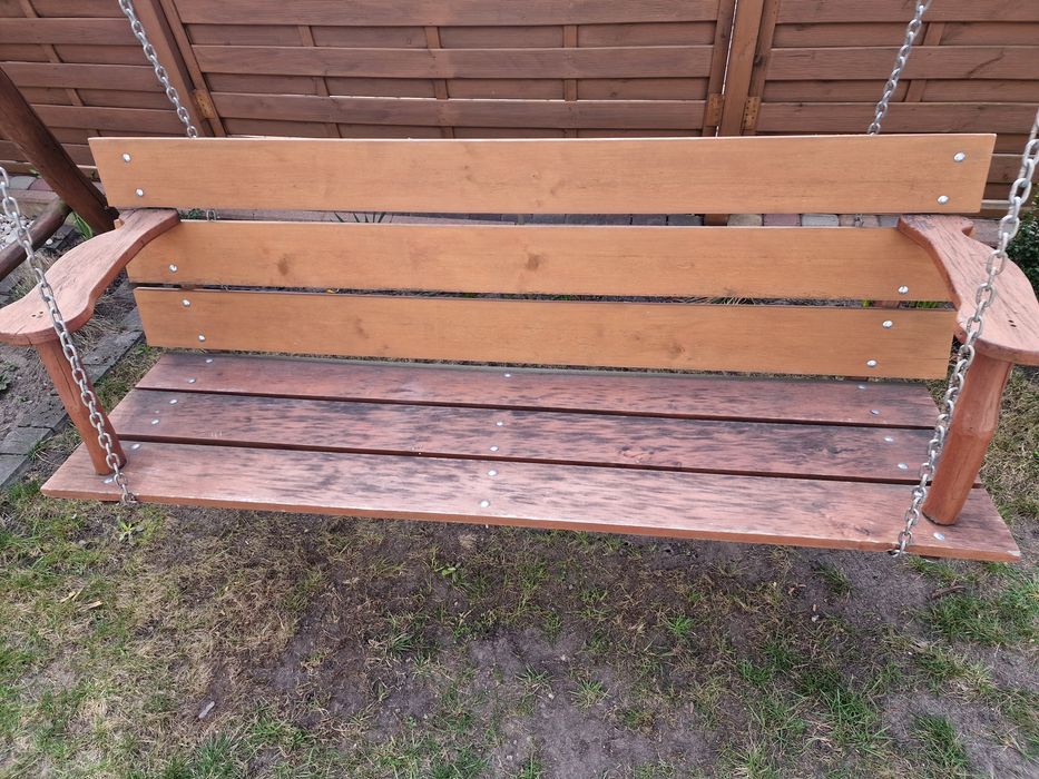 Sprzedam drewniana huśtawkę