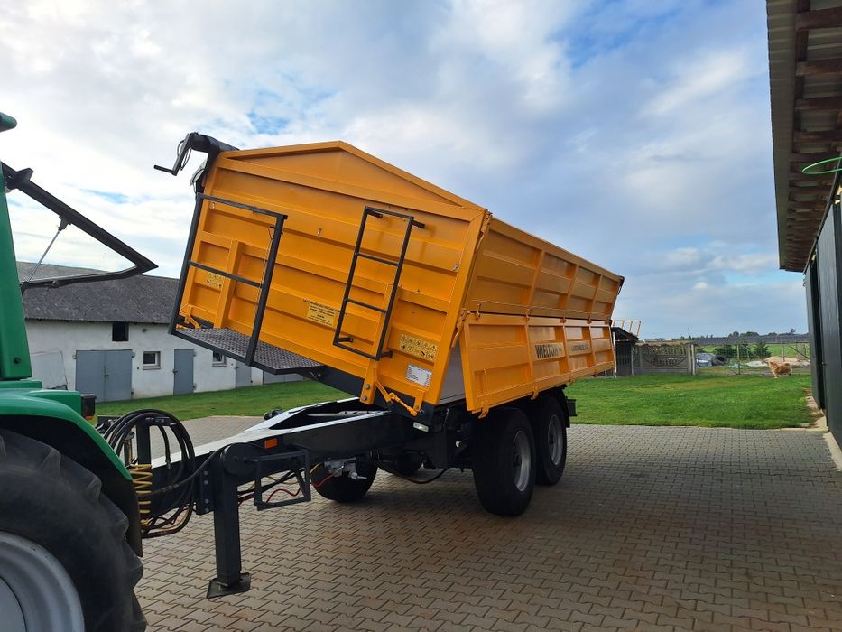 Przyczepa tandem 3X wywrot 18 ton  rolnicza