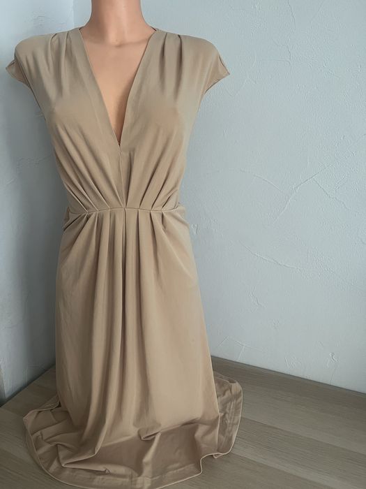 Together beżowa sukienka rozmiar 40