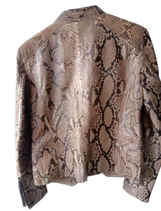 Питон натуральный. Кожаная Куртка косуха