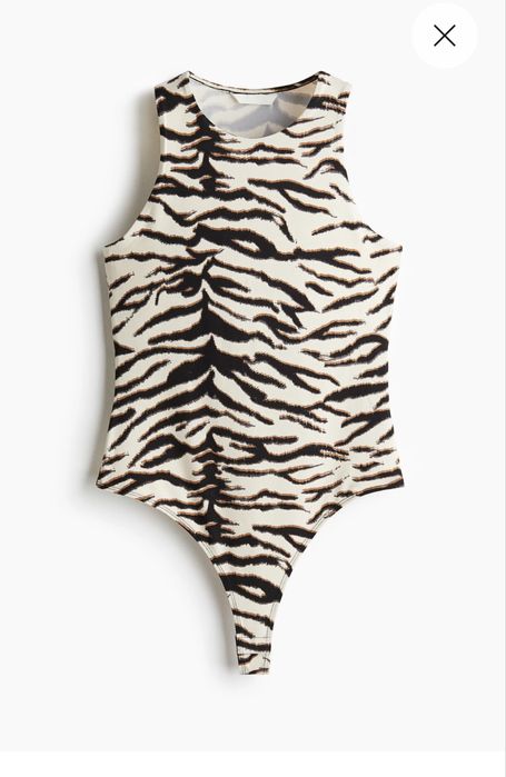 Топ-боді H&M. Трендовий принт