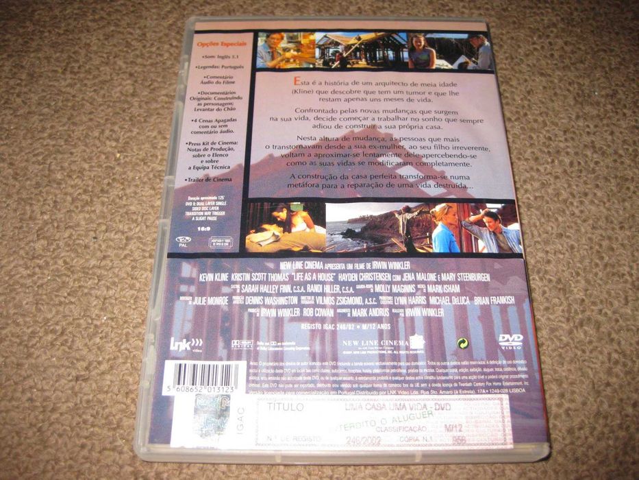 DVD "Uma Casa, Uma Vida" com Hayden Christensen