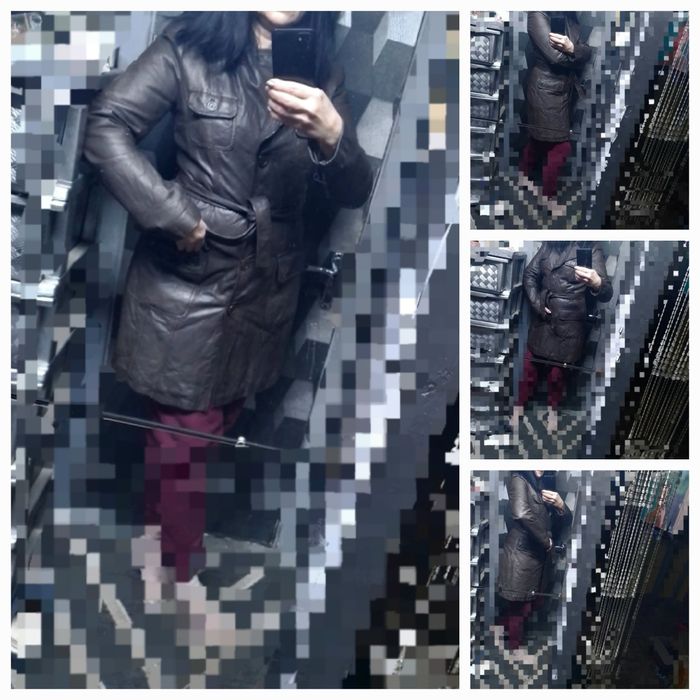 1+1=3.рубашка кожа.лак.Оверсайз пальто-плащ-тренч-куртка-топ