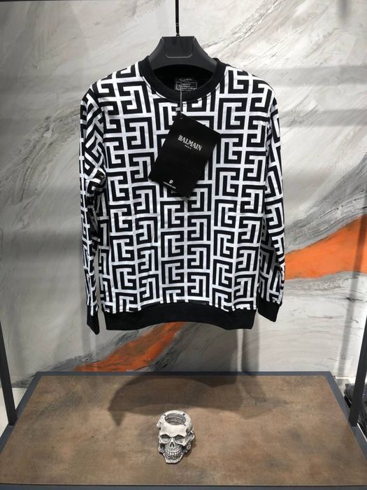 BALMAIN свитшот реглан мужской кофта батник