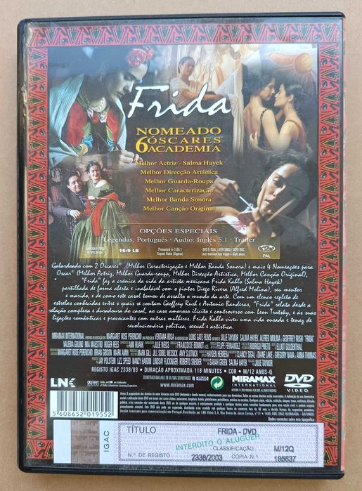 DVD Frida de Julie Taymor
