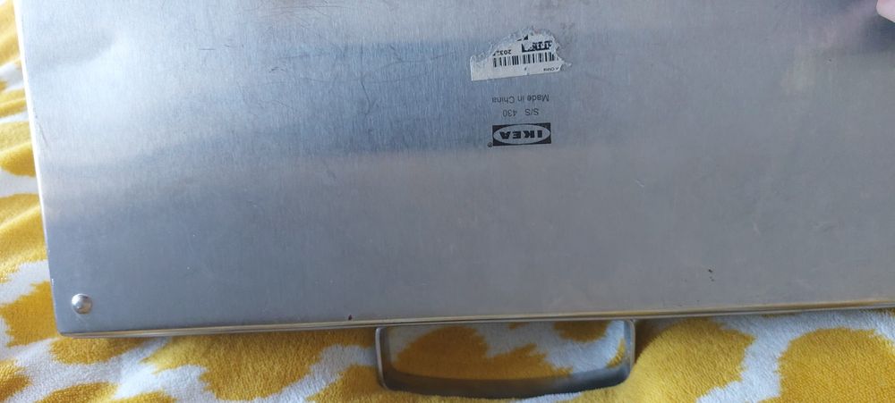 Chlebak IKEA Ordning stal metal pojemny duży