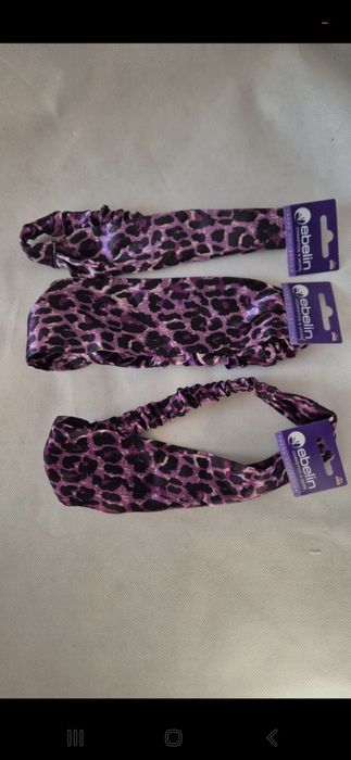 3x magerialowa opaska do włosów zestaw opasek