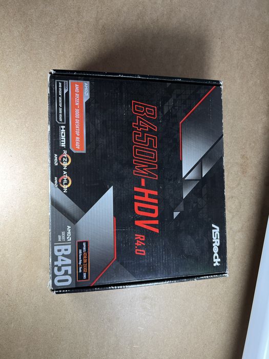 Материнская плата ASRock B450M HDV R4.0 AM4 B450