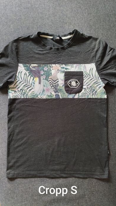 T-shirt męski zestaw koszulki S M New Yorker Bershka Cropp t-shirty