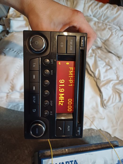Radio nissan juke qashqai navara juke note micra nowy wyświetlacz kod