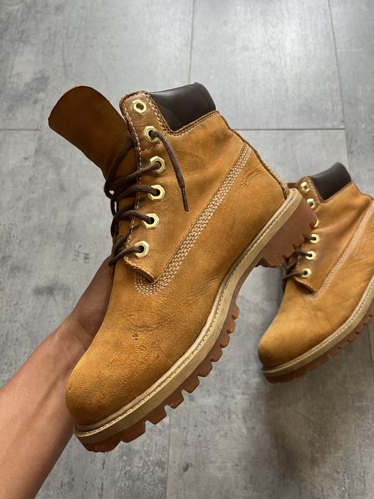 Okazja Buty zimowe timberland 6 inch premium musztardowe