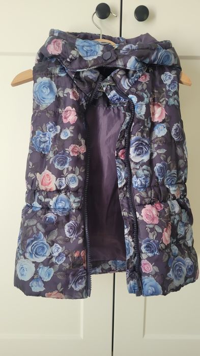 Kamizelka bezrękawnik 116 HM dla dziewczynki