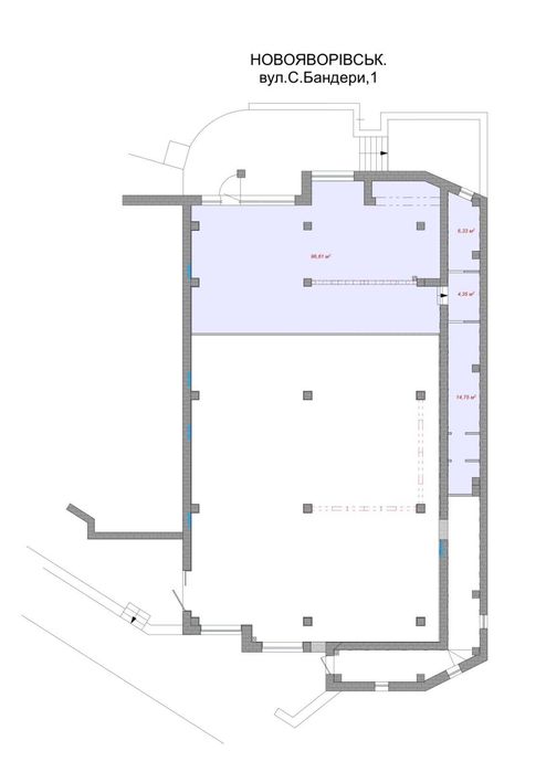 Суборенда нежитлового приміщення вул. С.Бандери,1а; м. Новояворівськ