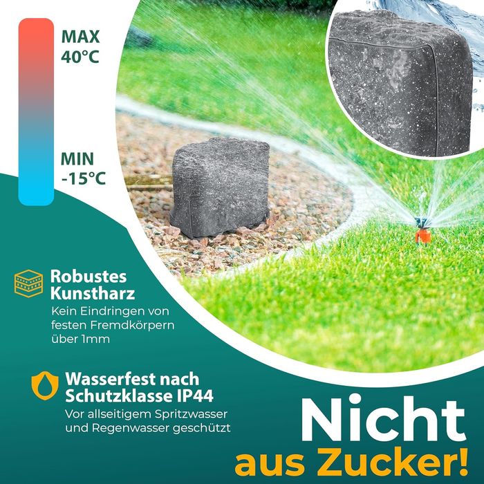 Rozgałęziacz zewnętrzny/gniazdo ogrodowe + czujnik zmierzchu