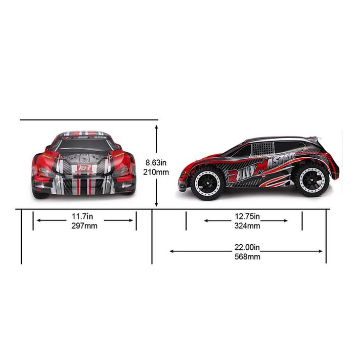 Remo Hobby RALLY MASTER 8085 1/8 RTR 4WD Радіокерована машинка Оригіна