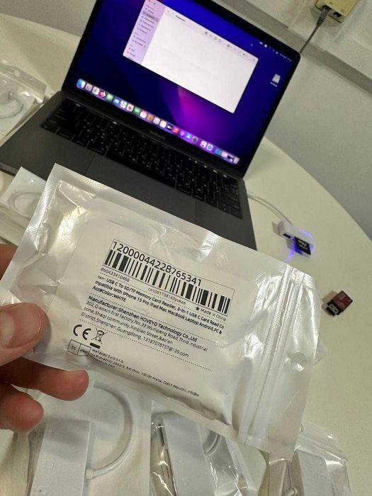 Кардрідер USB-C 3в1 SD TF USB для iPhone 15 iPad MacBook Android ноутбука ПК | Перевірено