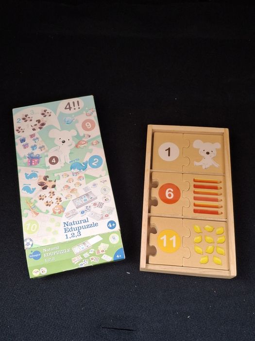 Jogo + Livro-puzzle, completos como novos