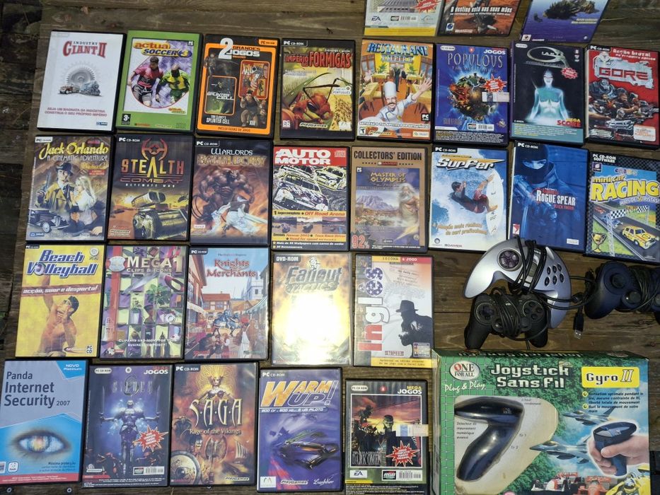 Jogos PC DVD e comandos