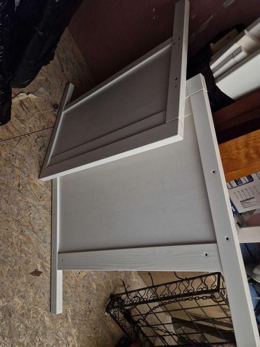 IKEA SUNDVIK Rozsuwana rama łóżka i dno łóżka 80x200 cm biały