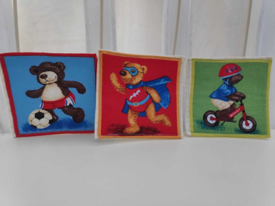 Remendos ou aplicações engraçadas.