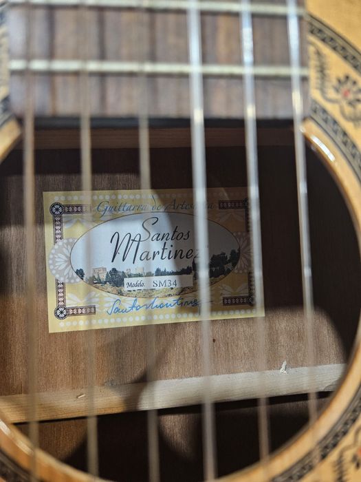 Zestaw: Gitara Santos Martinez 3/4 + dużo dodatków