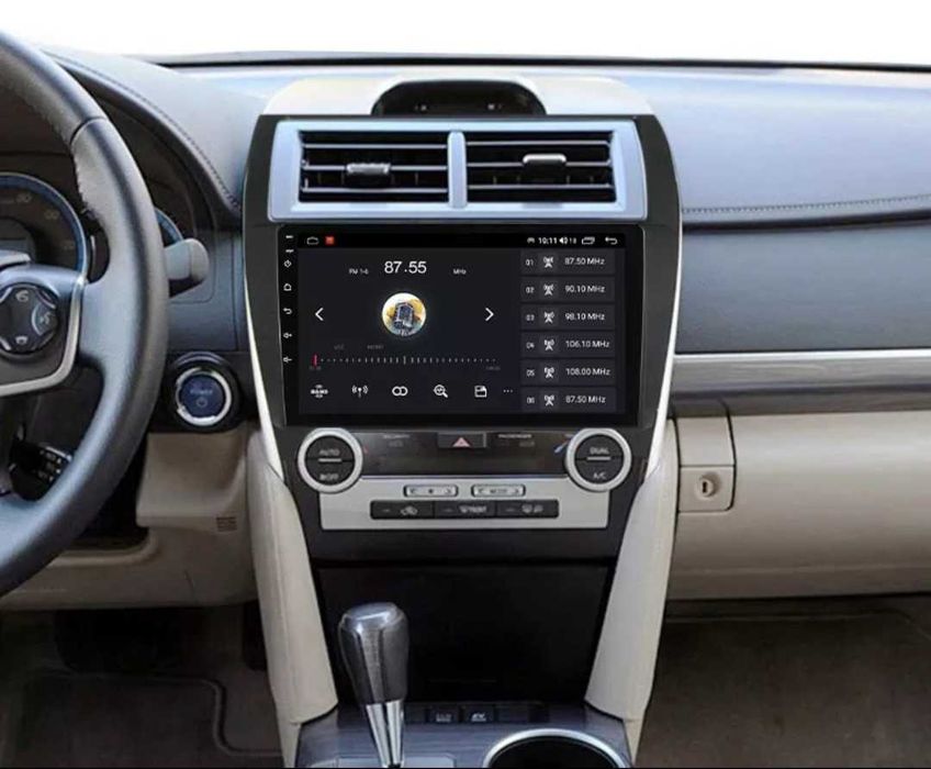 Магнитола мощная Toyota Camry USA 2012-2014, с CarPlay+QLED 8 ядер 4G