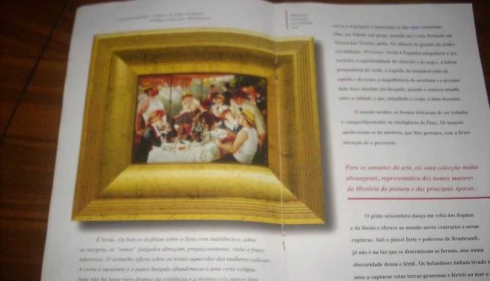 Colecção 20 quadros a óleo de pintores mundiais