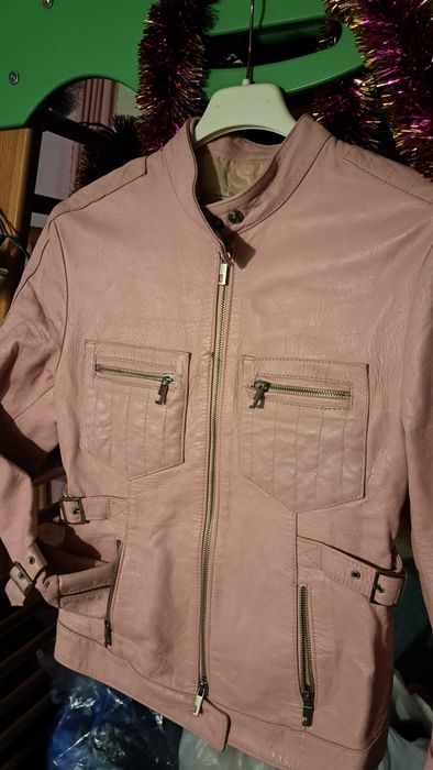 Шкіряна італійська куртка косуха