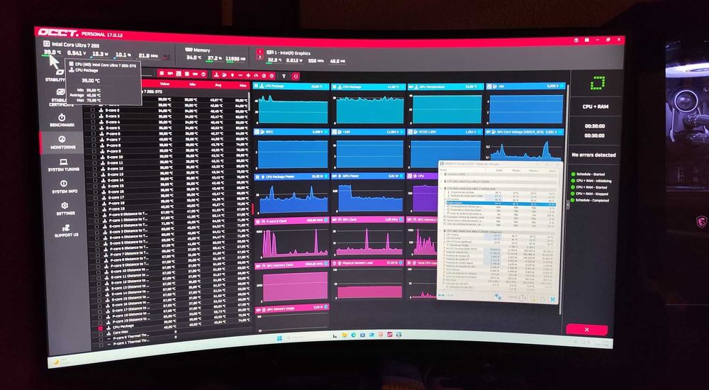 Computador Intel Core Ultra 7 32GB DDR5 RTX3080