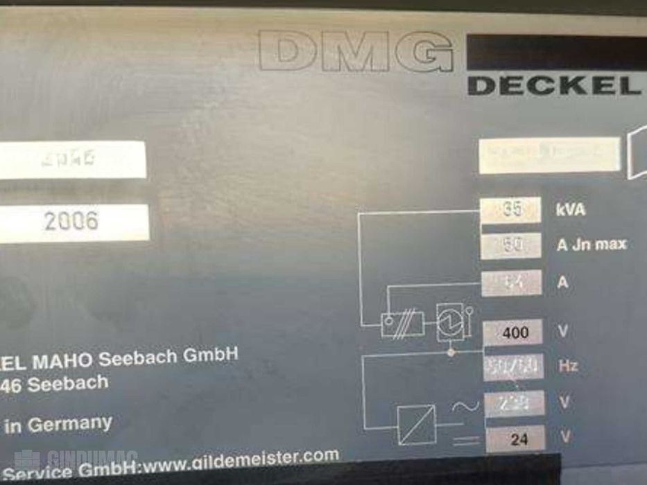 Centrum obróbcze CNC DMG DECKEL MAHO 1035V