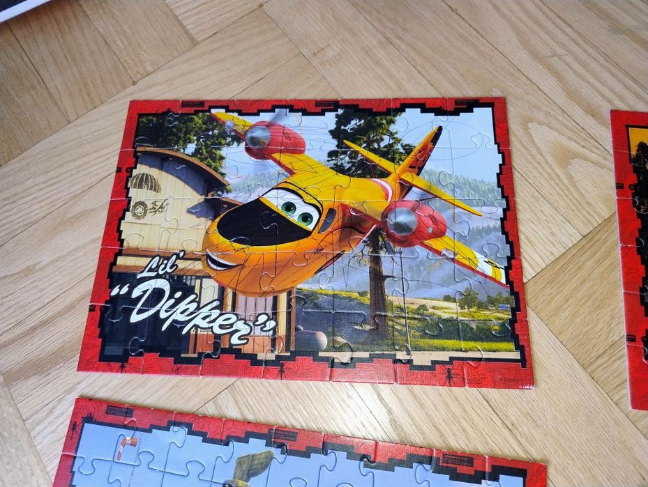 Puzzle samoloty 4 w 1
