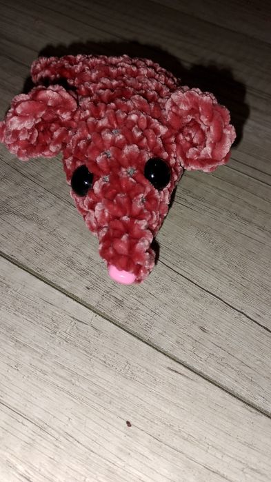 Szczurek na szydełku